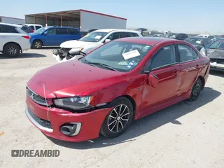 2017 Mitsubishi Lancer ES with VIN JA32U2FU6HU001322, listed as a IAAI auction lot 41813288 with 127,531 mi miles. Bid and sale history available at carsss.com. Image 2.