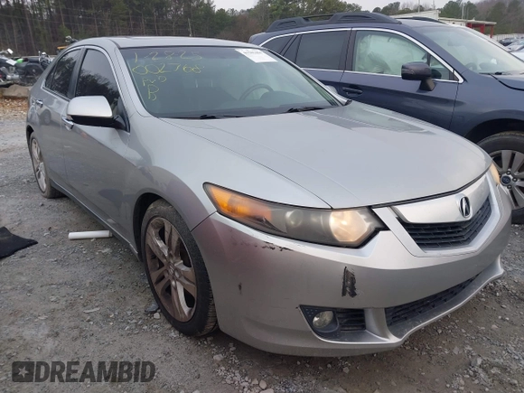 2010 Acura TSX with VIN JH4CU4F42AC002768, listed as a IAAI auction lot 41501464 with 213,752 mi miles. Bid and sale history available at carsss.com. Image 1.