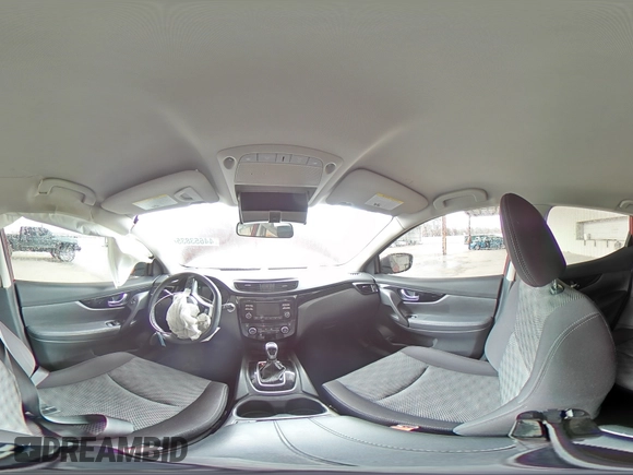 2017 Nissan Rogue SV with VIN JN1BJ1CP9HW014026, listed as a Copart auction lot 44653835 with 34,669 mi miles and Salvage title. Bid and sale history available at DreamBid. Image 12.