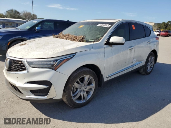 2021 Acura RDX w/Advance Package with VIN 5J8TC1H79ML014531, listed as a Copart auction lot 77648464 with 0 mi miles and Salvage Title. Bid and sale history available at carsss.com. Image 1.