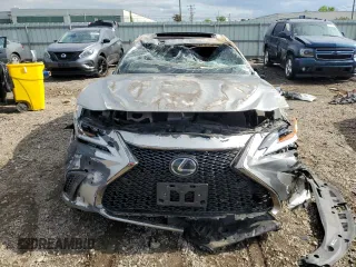 2021 Lexus ES 350 F Sport with VIN 58AGZ1B18MU092235, listed as a Copart auction lot 57980725 with 52,084 mi miles and Non repairable. Bid and sale history available at DreamBid. Image 5.