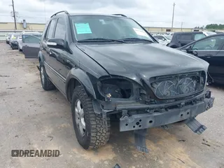 2003 Mercedes-Benz M 350 with VIN 4JGAB57E13A412404, listed as a IAAI auction lot 42138814 with 81,124 mi miles and . Bid and sale history available at DreamBid. Image 1.