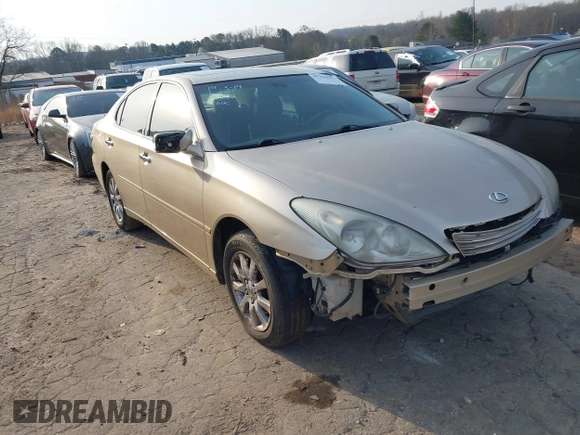 2004 Lexus ES 350 with VIN JTHBA30G445034292, listed as a IAAI auction lot 41799552 with 267,428 mi miles and . Bid and sale history available at DreamBid. Image 1.