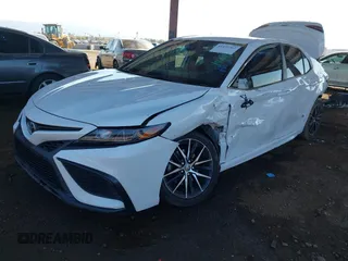 2021 Toyota Camry SE Nightshade with VIN 4T1G11AK4MU413986, listed as a IAAI auction lot 41472262 with 83,247 mi miles and . Bid and sale history available at DreamBid. Image 2.
