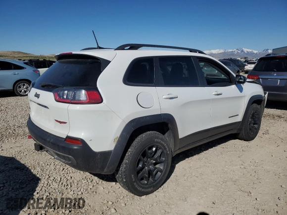 2019 Jeep Cherokee Trailhawk with VIN 1C4PJMBX7KD336494, listed as a Copart auction lot 50346545 with 69,994 mi miles and Salvage Title. Bid and sale history available at DreamBid. Image 3.