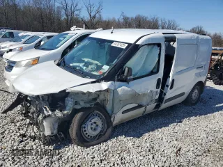 2018 Ram ProMaster City Cargo Van Tradesman with VIN ZFBERFAB1J6L78859, listed as a Copart auction lot 44757425 with 0 mi miles and Salvage Title. Bid and sale history available at carsss.com. Image 1.