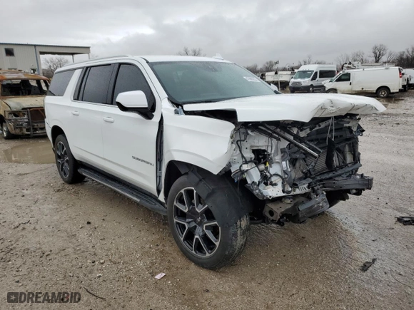 2021 Chevrolet Suburban LT with VIN 1GNSCCKD2MR261365, listed as a Copart auction lot 47883225 with 89,128 mi miles and Salvage Title. Bid and sale history available at carsss.com. Image 4.