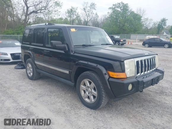 2008 Jeep Commander Limited with VIN 1J8HG58238C198514, listed as a IAAI auction lot 42131474 with 190,995 mi miles. Bid and sale history available at carsss.com. Image 1.