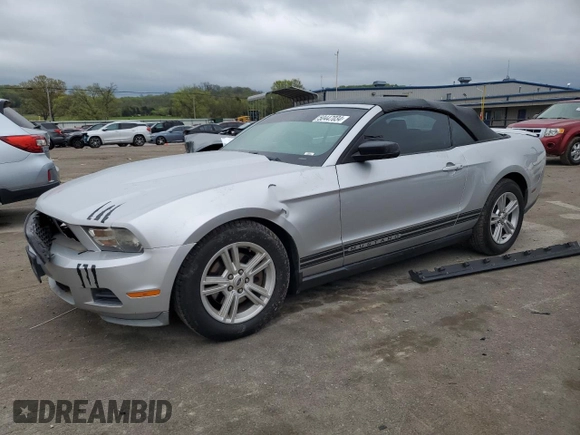 2012 Ford Mustang V6 with VIN 1ZVBP8EM9C5228274, listed as a Copart auction lot 50447034 with 182,877 mi miles and Clean Title. Bid and sale history available at carsss.com. Image 1.