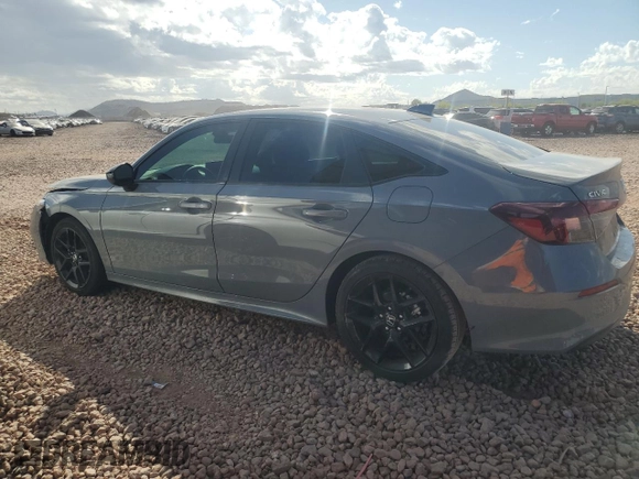 2025 Honda Civic Sport with VIN 2HGFE2F52SH537253, listed as a Copart auction lot 53373055 with 7,419 mi miles and Salvage title. Bid and sale history available at DreamBid. Image 2.