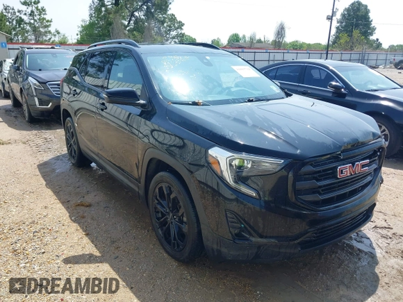 2021 GMC Terrain SLT with VIN 3GKALPEV7ML403222, listed as a IAAI auction lot 41893704 with 101,641 mi miles and . Bid and sale history available at DreamBid. Image 1.