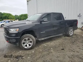 2019 Ram 1500 Big Horn with VIN 1C6SRFFT5KN698816, listed as a Copart auction lot 55287665 with 143,969 mi miles and Salvage title. Bid and sale history available at DreamBid. Image 1.