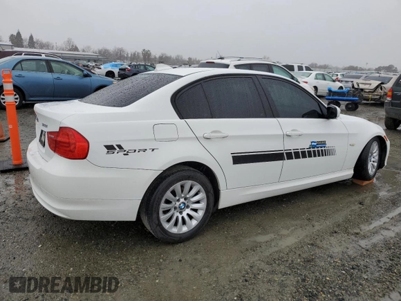 2009 BMW 3 Series 328i with VIN WBAPH53579A438546, listed as a Copart auction lot 85115464 with 86,775 mi miles and Salvage title. Bid and sale history available at DreamBid. Image 3.