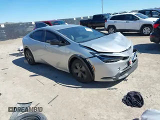 2024 Toyota Prius LE with VIN JTDACAAU9R3043332, listed as a IAAI auction lot 41722126 with 1,883 mi miles and . Bid and sale history available at DreamBid. Image 1.