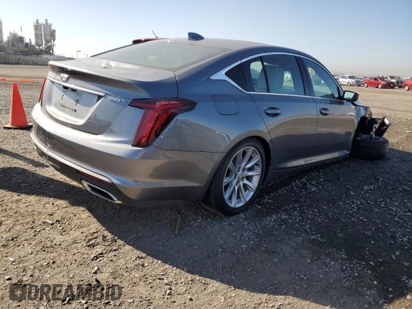 2020 Cadillac CT5 Luxury with VIN 1G6DW5RK5L0154843, listed as a Copart auction lot 70513433 with 25,187 mi miles. Bid and sale history available at carsss.com. Image 3.