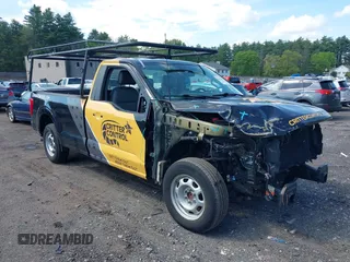 2021 Ford F-150 XL with VIN 1FTMF1CB1MKE45280, listed as a IAAI auction lot 42253684 with 61,894 mi miles and . Bid and sale history available at DreamBid. Image 1.