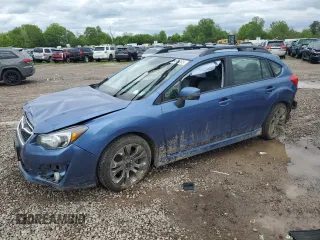 2016 Subaru Impreza Special Sports Limited with VIN JF1GPAU64GH302598, listed as a Copart auction lot 58492765 with 136,422 mi miles and Salvage title. Bid and sale history available at DreamBid. Image 1.