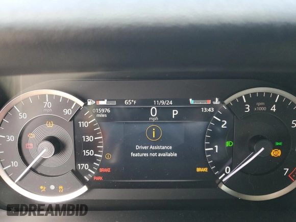 2023 Land Rover Range Rover Velar R-Dynamic S with VIN SALYT2EU3PA356649, listed as a Copart auction lot 71073404 with 15,976 mi miles and Salvage Title. Bid and sale history available at DreamBid. Image 9.