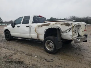 2005 Dodge Ram 3500 SLT with VIN 3D7MR48C35G708250, listed as a Copart auction lot 86109734 with 348,069 mi miles and Salvage Title. Bid and sale history available at carsss.com. Image 2.