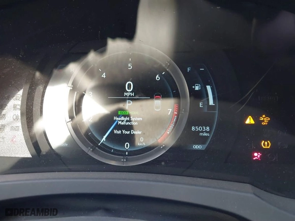 2019 Lexus RC with VIN JTHSZ5BC7K5009544, listed as a IAAI auction lot 41563056 with 85,100 mi miles. Bid and sale history available at carsss.com. Image 7.
