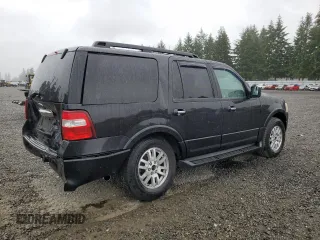 2014 Ford Expedition King Ranch with VIN 1FMJU1J58EEF02298, listed as a Copart auction lot 58672445 with 127,867 mi miles and Salvage title. Bid and sale history available at DreamBid. Image 3.