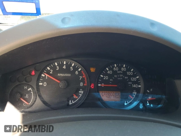 2005 Nissan Frontier LE with VIN 1N6AD07UX5C420692, listed as a Copart auction lot 49714825 with 239,822 mi miles and Salvage title. Bid and sale history available at DreamBid. Image 9.
