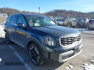 2023 Kia Telluride S with VIN 5XYP6DGC7PG331117, listed as a IAAI auction lot 41414413 with 35,870 mi miles and . Bid and sale history available at carsss.com. Image 1.