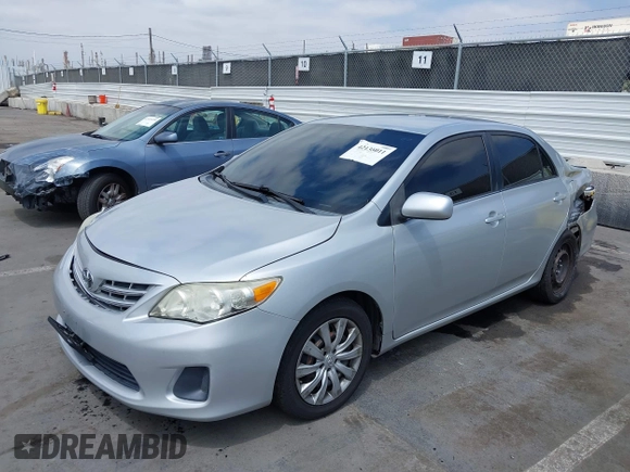 2013 Toyota Corolla L with VIN 2T1BU4EE9DC948109, listed as a IAAI auction lot 42136011 with 166,663 mi miles and . Bid and sale history available at DreamBid. Image 17.