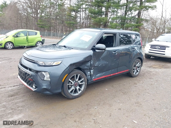 2020 Kia Soul GT-Line with VIN KNDJ63AU1L7078238, listed as a IAAI auction lot 41931330 with 38,484 mi miles. Bid and sale history available at carsss.com. Image 21.