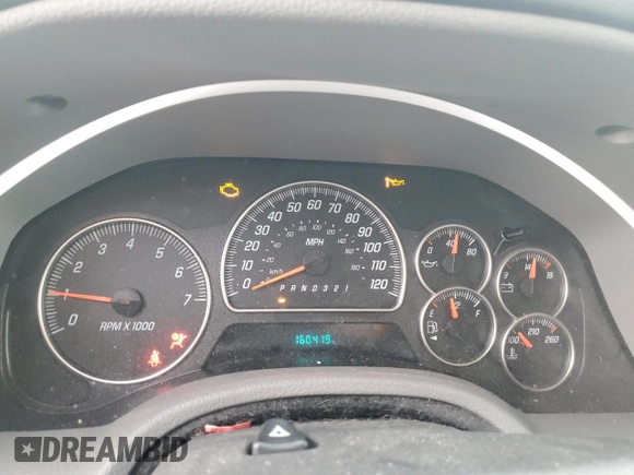 2008 GMC Envoy SLE2 with VIN 1GKDT13S182120762, listed as a Copart auction lot 43770075 with 160,419 mi miles and Salvage Title. Bid and sale history available at carsss.com. Image 9.