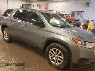 2020 Chevrolet Traverse LS with VIN 1GNERFKW9LJ261715, listed as a IAAI auction lot 41228358 with 166,837 mi miles. Bid and sale history available at carsss.com. Image 1.