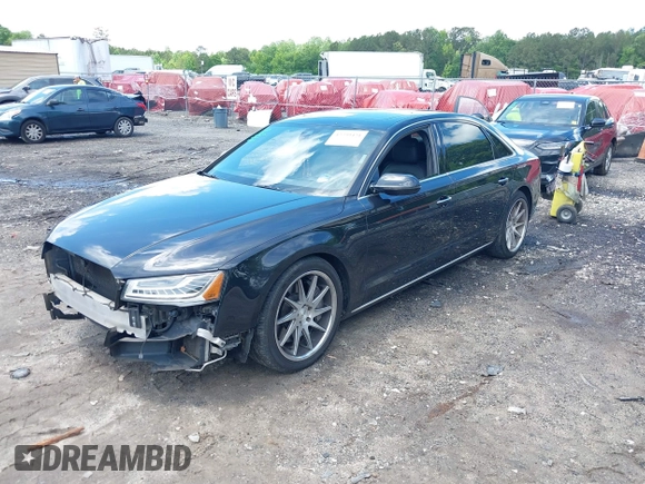 2015 Audi A8 3.0T with VIN WAU3GAFD6FN008993, listed as a IAAI auction lot 42239421 with 125,587 mi miles and . Bid and sale history available at DreamBid. Image 17.