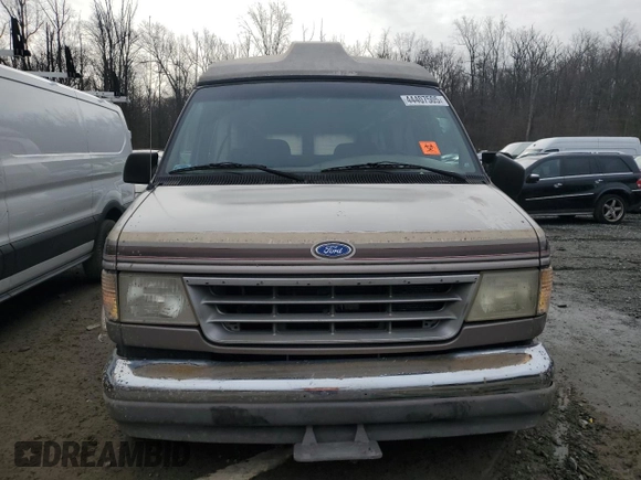 1995 Ford Econoline Cargo with VIN 1FDEE14N8SHA52902, listed as a Copart auction lot 44407505 with 81,474 mi miles and Salvage Title. Bid and sale history available at carsss.com. Image 5.