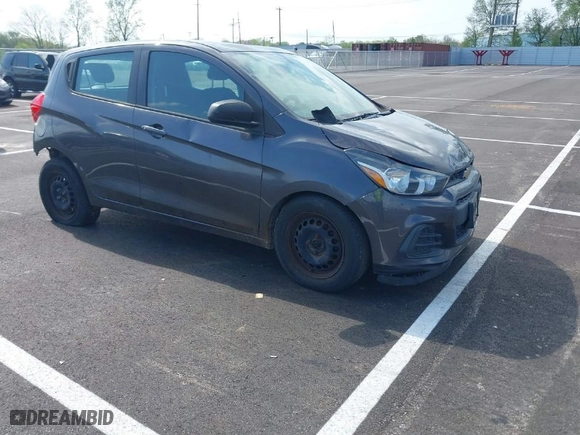 2016 Chevrolet Spark LS with VIN KL8CB6SA6GC594904, listed as a IAAI auction lot 41976781 with 101,804 mi miles. Bid and sale history available at carsss.com. Image 1.