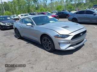 2020 Ford Mustang EcoBoost with VIN 1FA6P8TH0L5136647, listed as a IAAI auction lot 41998365 with 100,054 mi miles. Bid and sale history available at carsss.com. Image 1.
