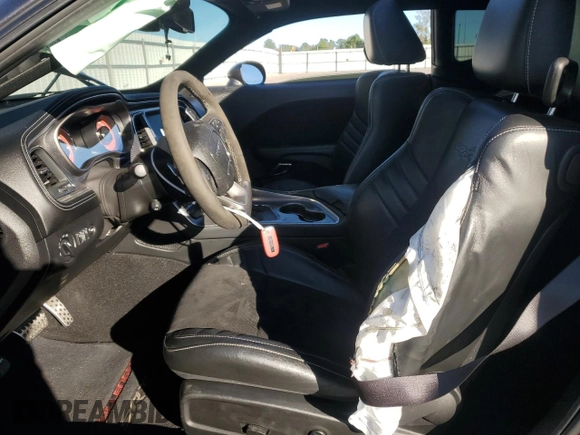 2021 Dodge Challenger SRT Hellcat with VIN 2C3CDZC9XMH670144, listed as a Copart auction lot 75730364 with 21,469 mi miles and Salvage Title. Bid and sale history available at DreamBid. Image 7.