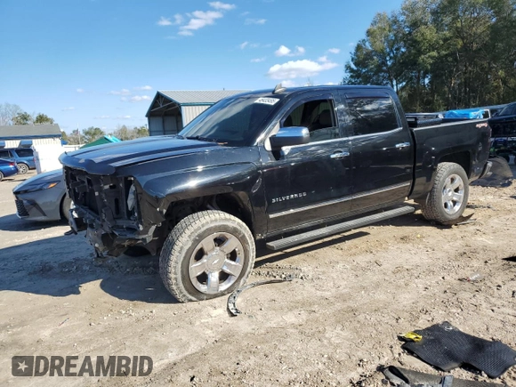 2015 Chevrolet Silverado 1500 LTZ with VIN 3GCUKSEC2FG504886, listed as a Copart auction lot 46433495 with 131,475 mi miles and Salvage Title. Bid and sale history available at DreamBid. Image 1.