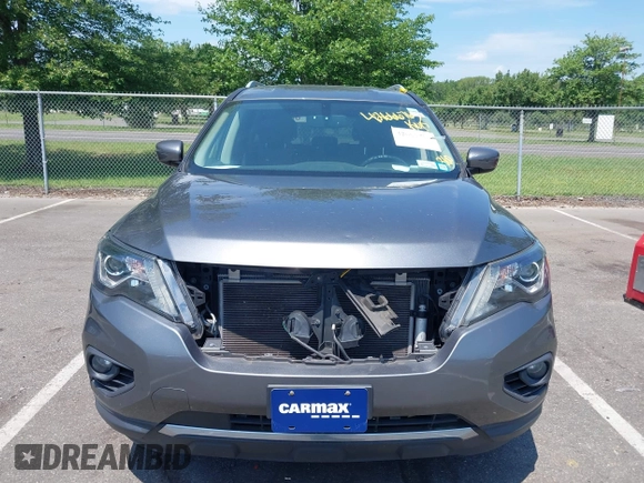 2018 Nissan Pathfinder SV with VIN 5N1DR2MM8JC645166, listed as a IAAI auction lot 42666765 with 81,544 mi miles and . Bid and sale history available at DreamBid. Image 12.