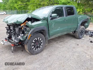 2024 Nissan Frontier SV with VIN 1N6ED1EK5RN660090, listed as a IAAI auction lot 42258836 with 7,358 mi miles and . Bid and sale history available at DreamBid. Image 23.