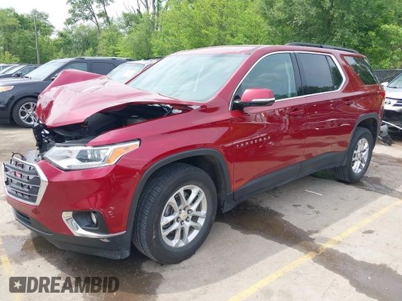 2020 Chevrolet Traverse LT Cloth z VIN 1GNEVGKW6LJ285438, wystawiony jako IAAI lot #42188972 z przebiegiem 53 628 mil mil oraz . Historia ofert i sprzedaży dostępna na DreamBid. Obrazek 19.