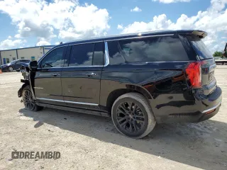 2023 GMC Yukon XL Denali with VIN 1GKS2JKT2PR438920, listed as a Copart auction lot 69749244 with 23,817 mi miles and Salvage Title. Bid and sale history available at DreamBid. Image 2.