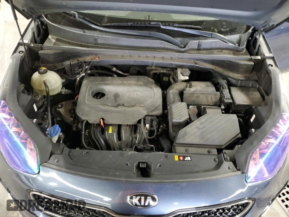 2017 Kia Sportage EX with VIN KNDPN3AC4H7092789, listed as a Copart auction lot 58401465 with 91,617 mi miles and Salvage title. Bid and sale history available at DreamBid. Image 12.