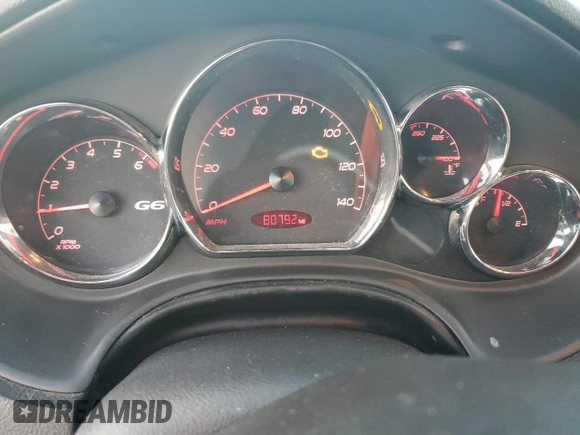 2006 Pontiac G6 GT with VIN 1G2ZH558964188311, listed as a Copart auction lot 79822774 with 80,792 mi miles and Salvage title. Bid and sale history available at DreamBid. Image 9.