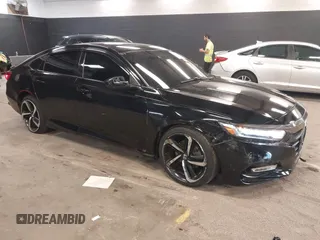 2019 Honda Accord Sport with VIN 1HGCV1F36KA100205, listed as a IAAI auction lot 42560699 with 98,007 mi miles and . Bid and sale history available at DreamBid. Image 1.