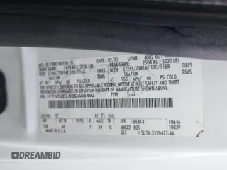 2011 Ford E-Series Commercial z VIN 1FTNS2EL9BDA66492, wystawiony jako IAAI lot #41468241 z przebiegiem 234 765 mil mil oraz . Historia ofert i sprzedaży dostępna na DreamBid. Obrazek 9.