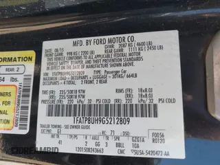 2016 Ford Mustang EcoBoost Premium with VIN 1FATP8UH9G5212809, listed as a IAAI auction lot 42010893 with 152,569 mi miles and . Bid and sale history available at carsss.com. Image 9.