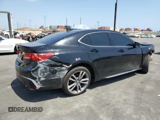 2019 Acura TLX Advance with VIN 19UUB2F8XKA007332, listed as a Copart auction lot 61984505 with 123,542 mi miles and Salvage title. Bid and sale history available at DreamBid. Image 3.