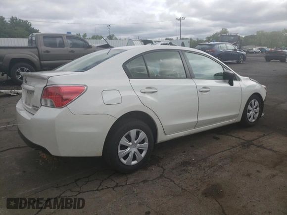 2015 Subaru Impreza z VIN JF1GJAA64FH010003, wystawiony jako Copart lot #57646155 z przebiegiem Nie podano mil oraz Szkoda całkowita • Salvage title. Historia ofert i sprzedaży dostępna na DreamBid. Obrazek 3.