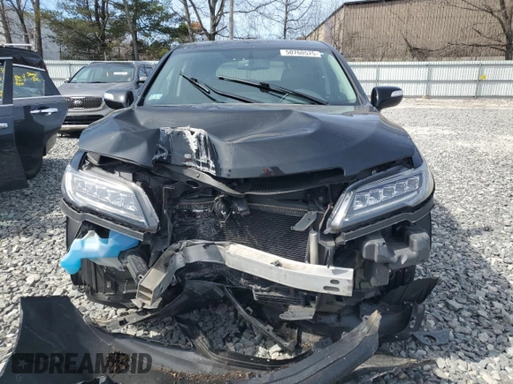 2018 Acura RDX w/Technology Pkg with VIN 5J8TB4H54JL016525, listed as a Copart auction lot 50760575 with 0 mi miles and Salvage Title. Bid and sale history available at carsss.com. Image 5.