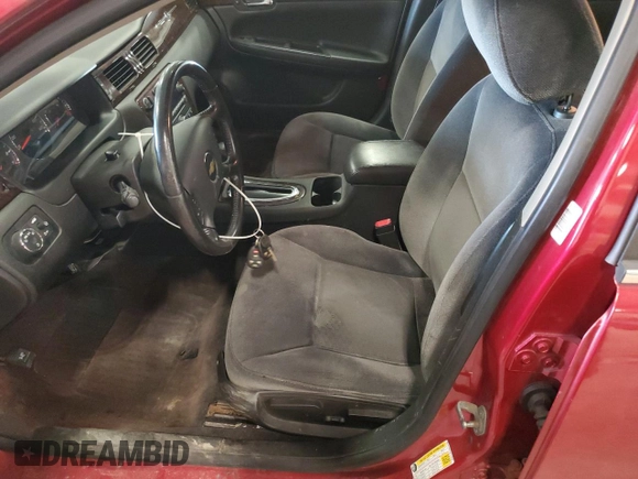 2014 Chevrolet Impala LT with VIN 2G1WB5E36E1156830, listed as a Copart auction lot 52798025 with 160,595 mi miles and Clean Title. Bid and sale history available at DreamBid. Image 7.